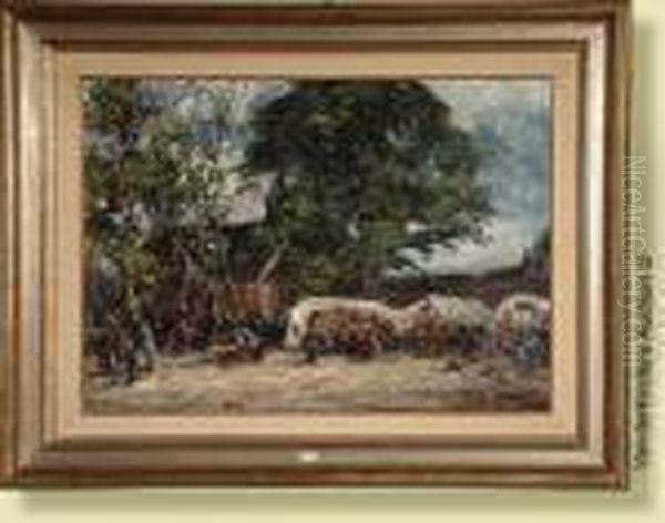 La Kermesse Oil Painting by Armand Jamar