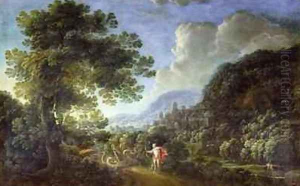 Landscape with St George Oil Painting by Gilles Neyts