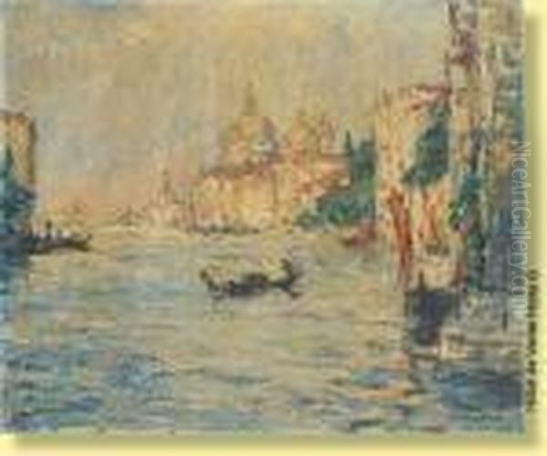 Vue De Venise Oil Painting by Armand Jamar