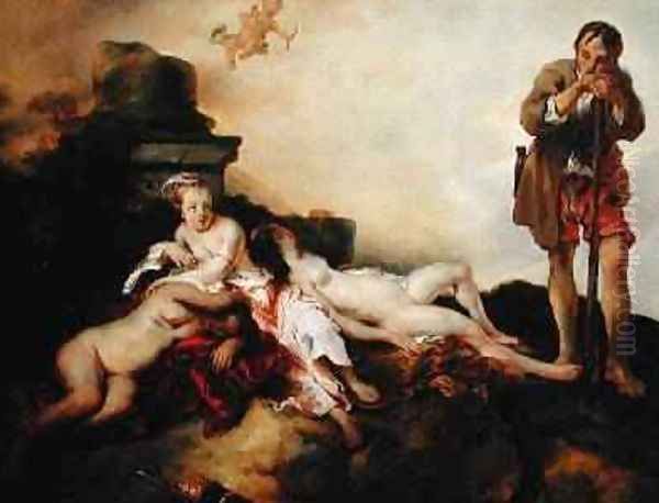 Cimon and Iphigenia from The Decameron by Boccaccio Oil Painting by Jan or Joan van Noordt