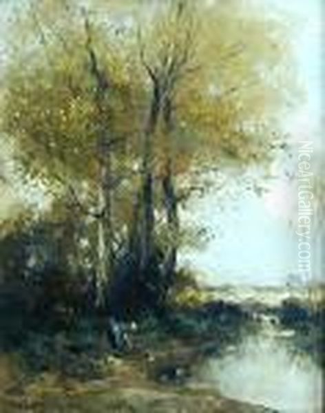 Landscape by Willem George Fred. Jansen