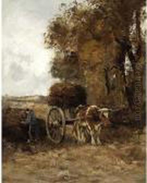 The Woodgatherer Oil Painting by Willem George Fred. Jansen