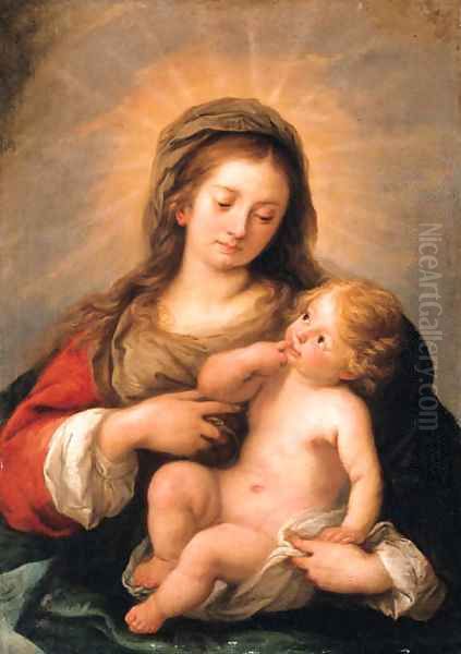 The Madonna and Child Oil Painting by Carlo Francesco Nuvolone