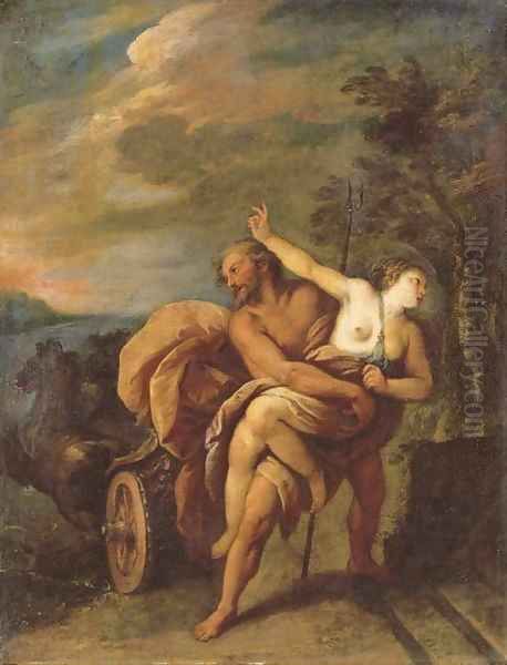 The Rape of Proserpine Oil Painting by Carlo Francesco Nuvolone