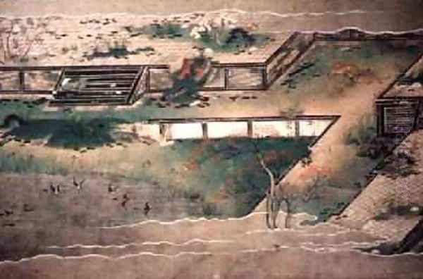 Hsun Ching Oil Painting by Fujiwara Nagataka