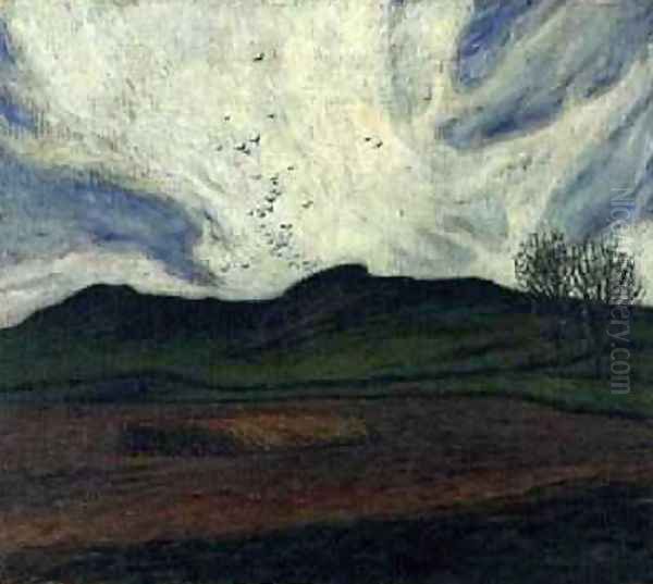 Storm Clouds 1893 Oil Painting by Karl Nordstrom