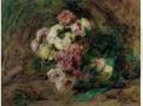 Jete De Roses Oil Painting by Georges Jeannin