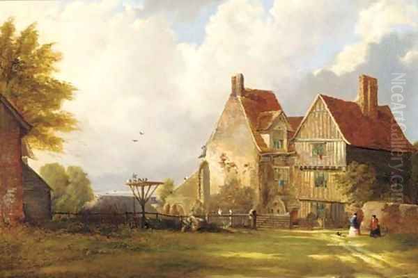 Beeleigh Abbey, Maldon Oil Painting by Robert Nightingale