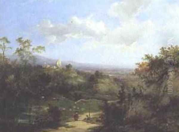 Kincardine Castle Perthshire Oil Painting by Charlotte Nasmyth