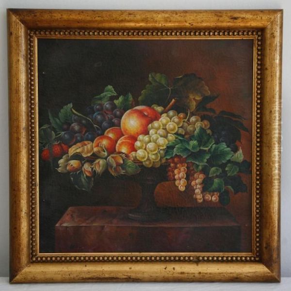 A Still-life Oil Painting by I.L. Jensen