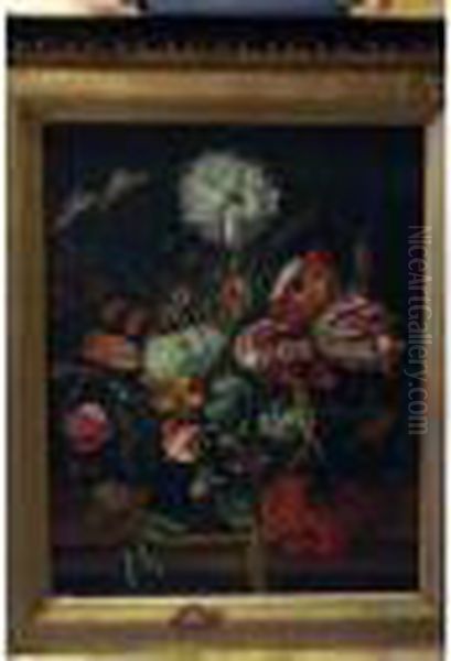 Nature-morte Aux Tulipes Oil Painting by I.L. Jensen