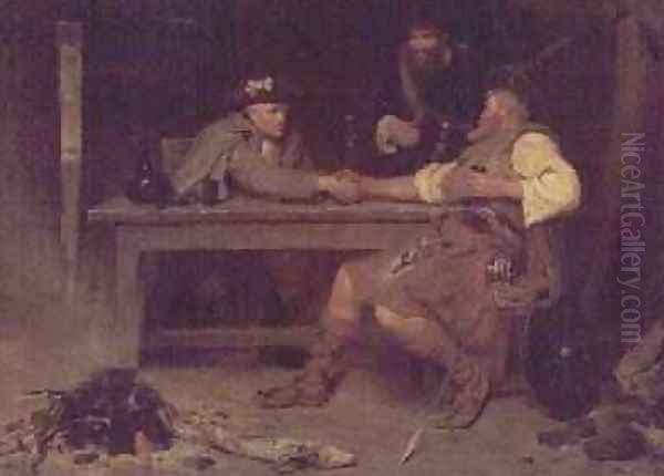 For Better or Worse Rob Roy and the Baillie 1886 Oil Painting by John Watson Nicol