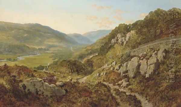 A View of Darley, Derbyshire Oil Painting by Edward H. Niemann