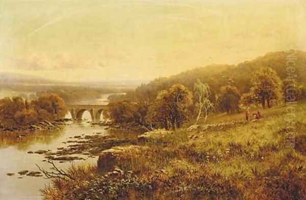 Richmond, Yorkshire Oil Painting by Edward H. Niemann