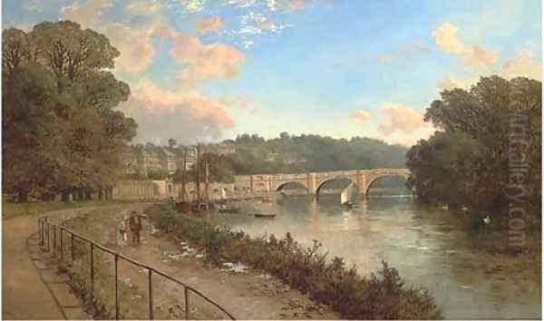 Richmond-on-Thames, Surrey Oil Painting by Edward H. Niemann