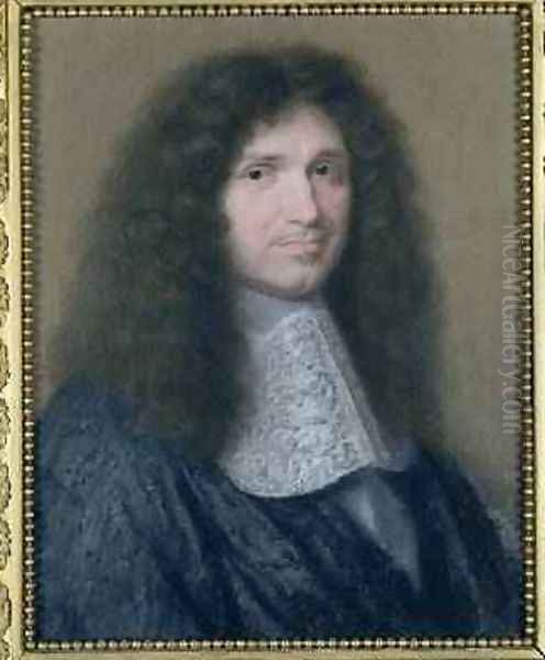 Portrait of Jean-Baptiste Colbert de Torcy 1619-83 1676 Oil Painting by Robert Nanteuil