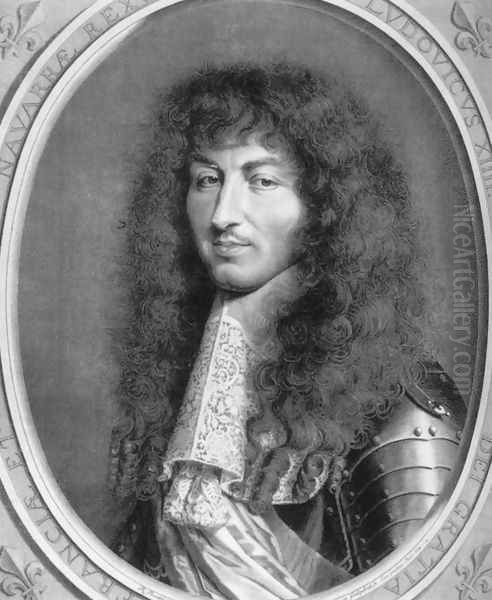 Louis XIV Oil Painting by Robert Nanteuil