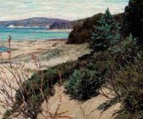 Georgian Bay - September Oil Painting by Franz Hans Johnston