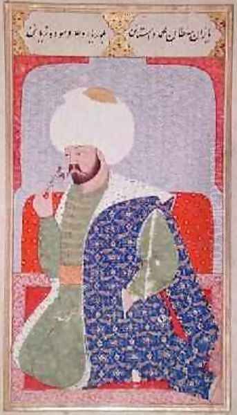 Ms Hazine 1563 Mehmed II Oil Painting by Osman Nakkas