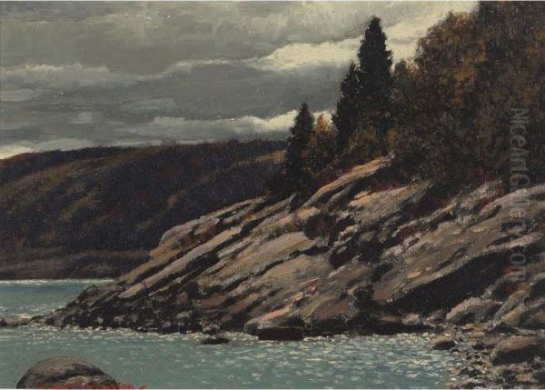 October Contrasts Oil Painting by Franz Hans Johnston