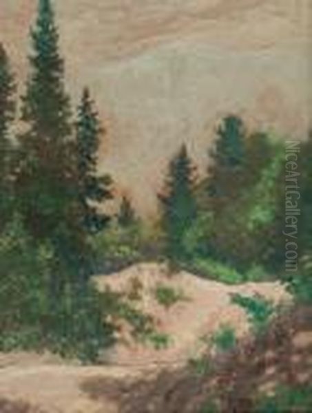 Hazy Day (georgian Bay) Oil Painting by Franz Hans Johnston