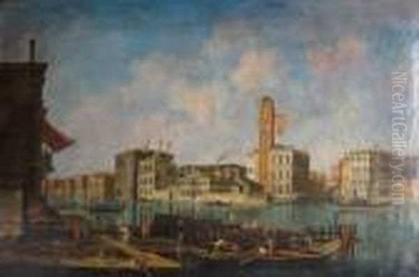 Venice Oil Painting by Antonio Joli