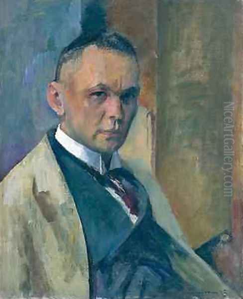 Self Portrait Oil Painting by Franz Nolken