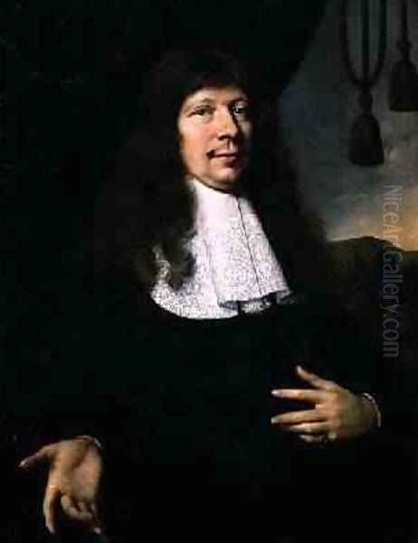 Portrait of a Gentleman 1664 Oil Painting by Pieter Nason