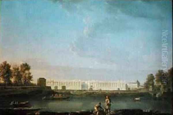 Place Louis XV 1779 Oil Painting by Noel, Alexandre Jean