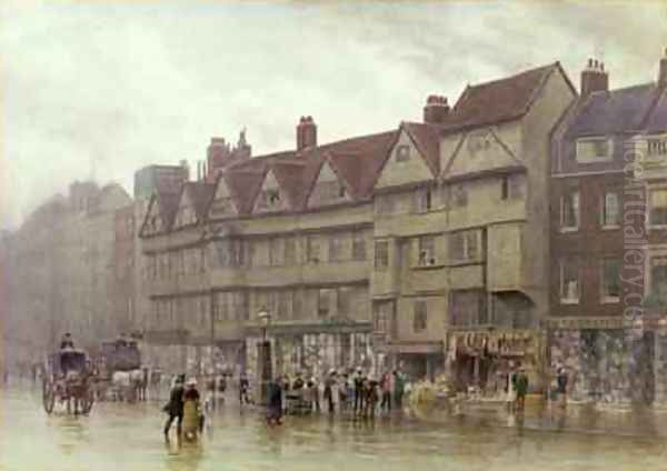 Staple Inn Holborn Oil Painting by Philip Norman