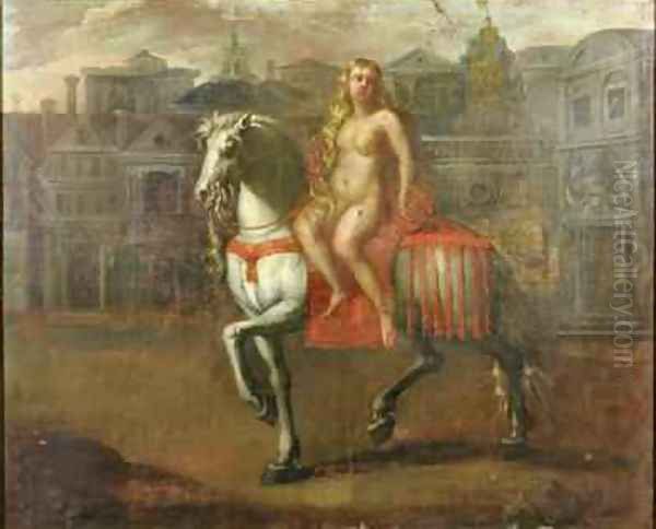 Lady Godiva 1586 Oil Painting by Adam van Noort