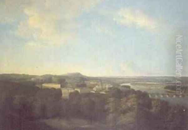 View of St Cloud Paris Oil Painting by Per Nordqvist