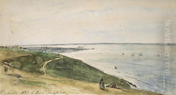 Sainte-adresse Oil Painting by Johan Barthold Jongkind