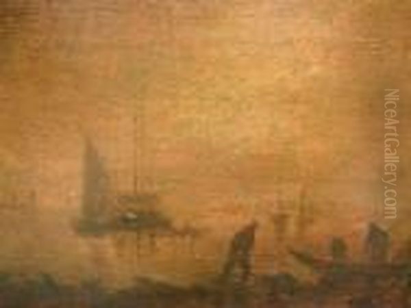 Marine Oil Painting by Johan Barthold Jongkind