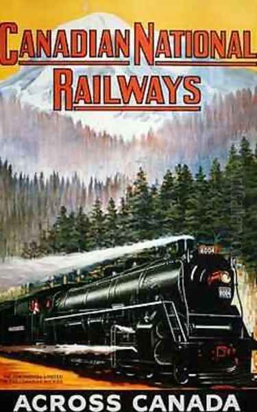 Canadian National Railways Poster 1924 by C. Norwich