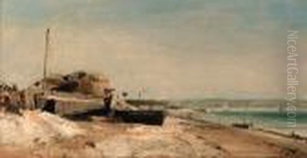 Sainte-adresse Oil Painting by Johan Barthold Jongkind