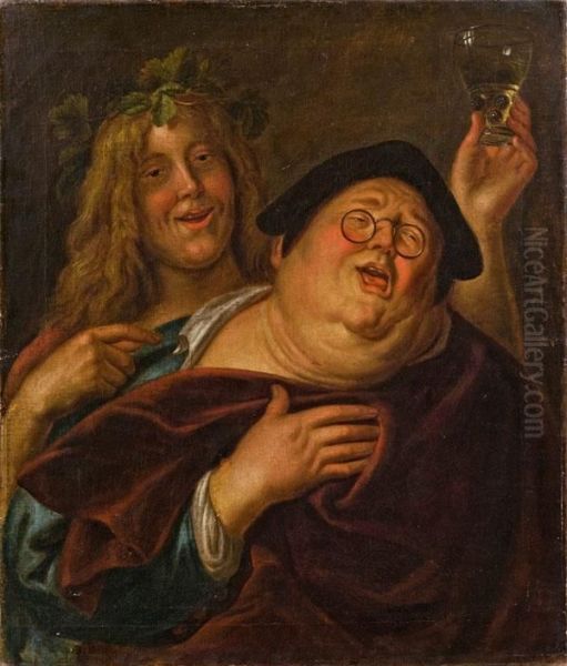 Lustiger Trinker Oil Painting by Jacob Jordaens