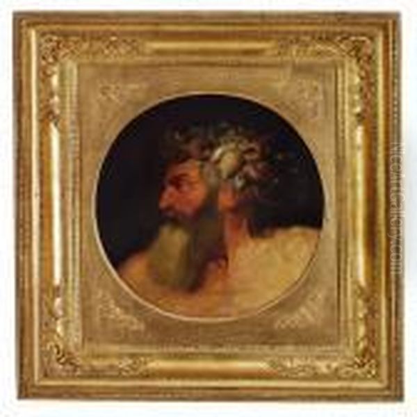 Neptune With Shells In His Hair Oil Painting by Jacob Jordaens