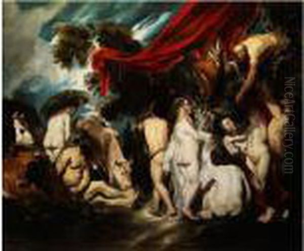 Allegorie Der Fruchtbarkeit Oil Painting by Jacob Jordaens