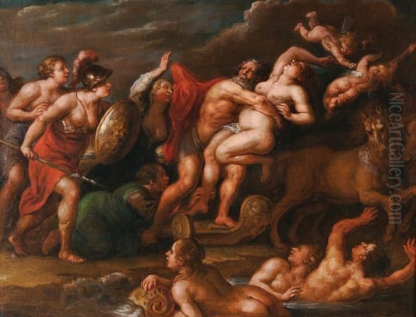 Il Ratto Di Proserpina Oil Painting by Jacob Jordaens