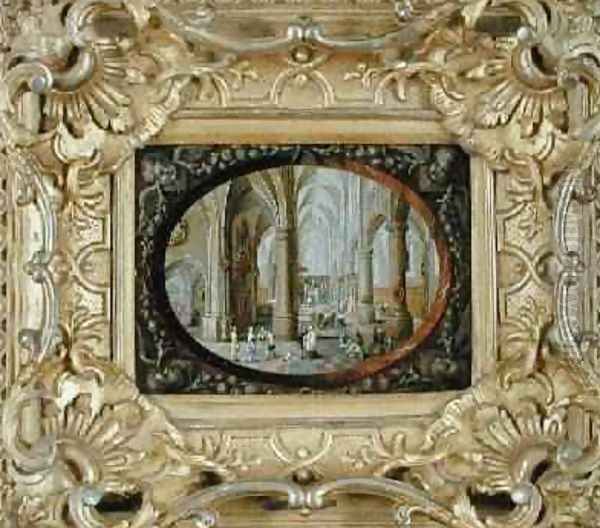 Interior of a Gothic Church by Day Oil Painting by Pieter the Elder Neefs