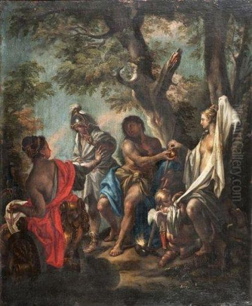 Le Jugement De Paris. Oil Painting by Jacob Jordaens