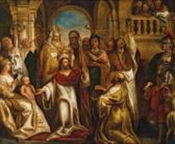 Kronungszeremonie Oil Painting by Jacob Jordaens