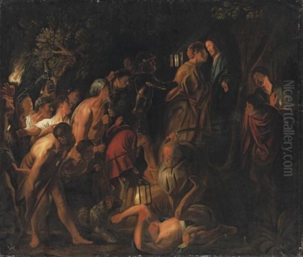 The Betrayal Of Christ Oil Painting by Jacob Jordaens