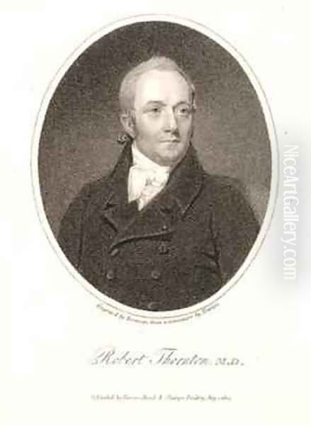 Robert John Thornton Oil Painting by Newton, Sir William John