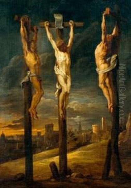 La Crucifixion Oil Painting by Jacob Jordaens