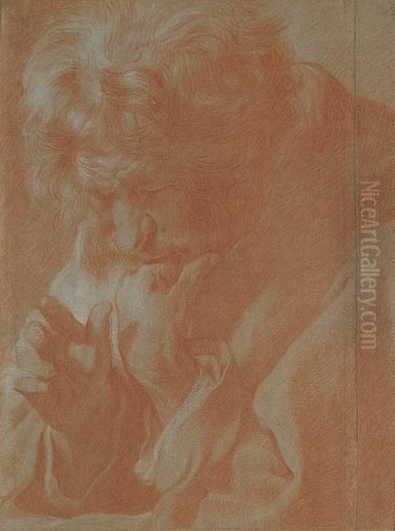 Pensive Saint Oil Painting by Jacob Jordaens