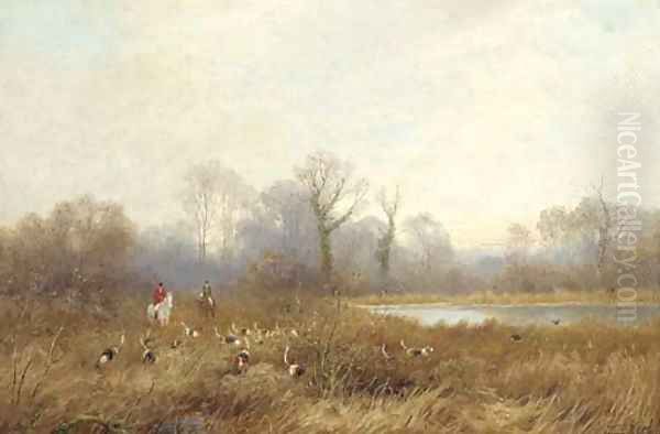 The duck pool, near Malvern Oil Painting by John Bates Noel