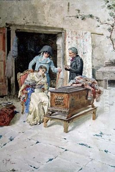 Amatore Di Antichita' Oil Painting by Pio Joris