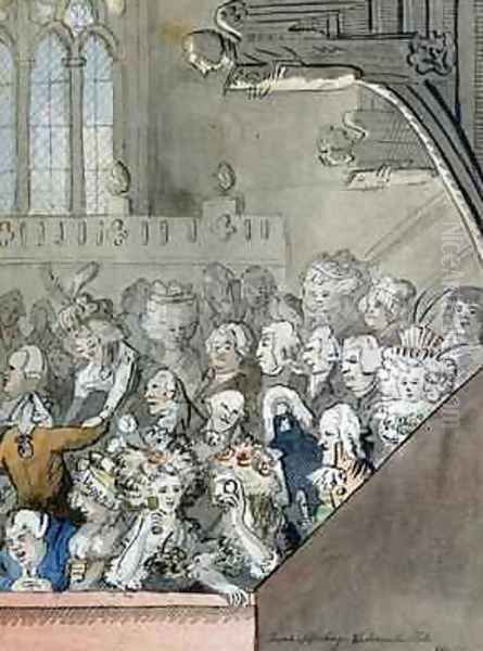 The Trial of Warren Hastings Oil Painting by James Nixon